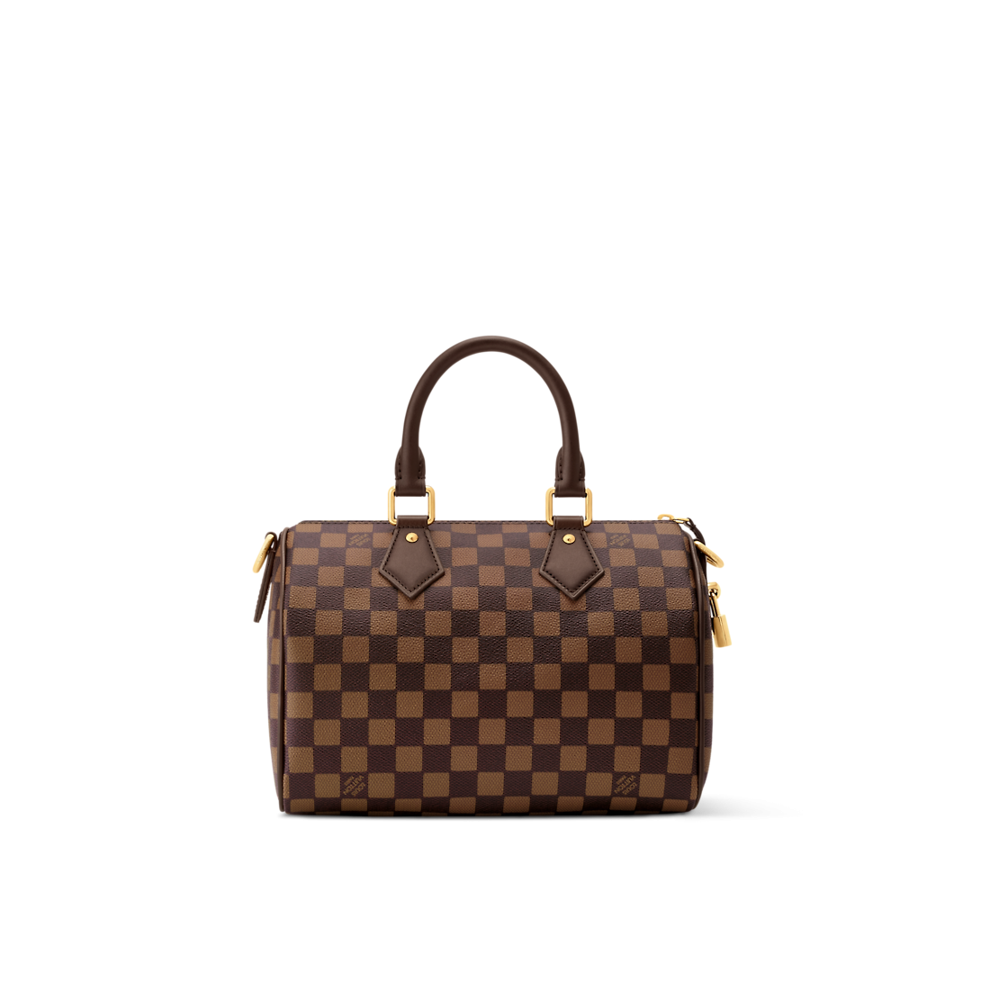 SPEEDY 25 Striped Leather Handbag